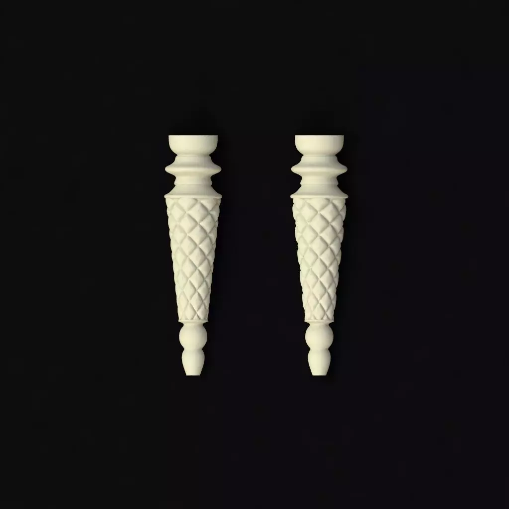 leg High quality 3d models for processing on a cnc machine 3D model
