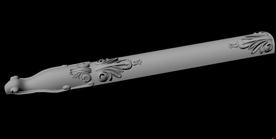 leg High quality 3d models for processing on a cnc machine  3D model_1