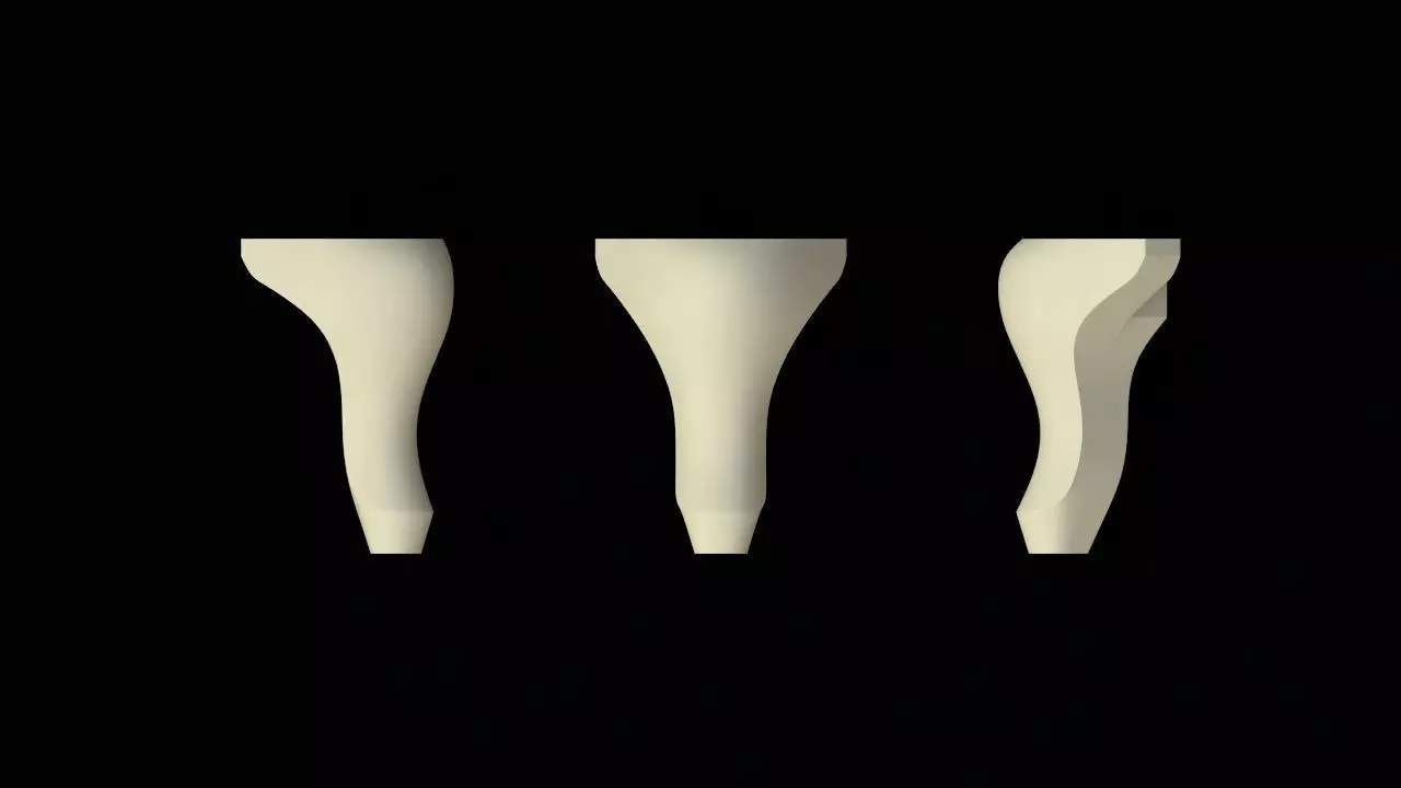 leg High quality 3d models for processing on a cnc machine Free 3D model_0