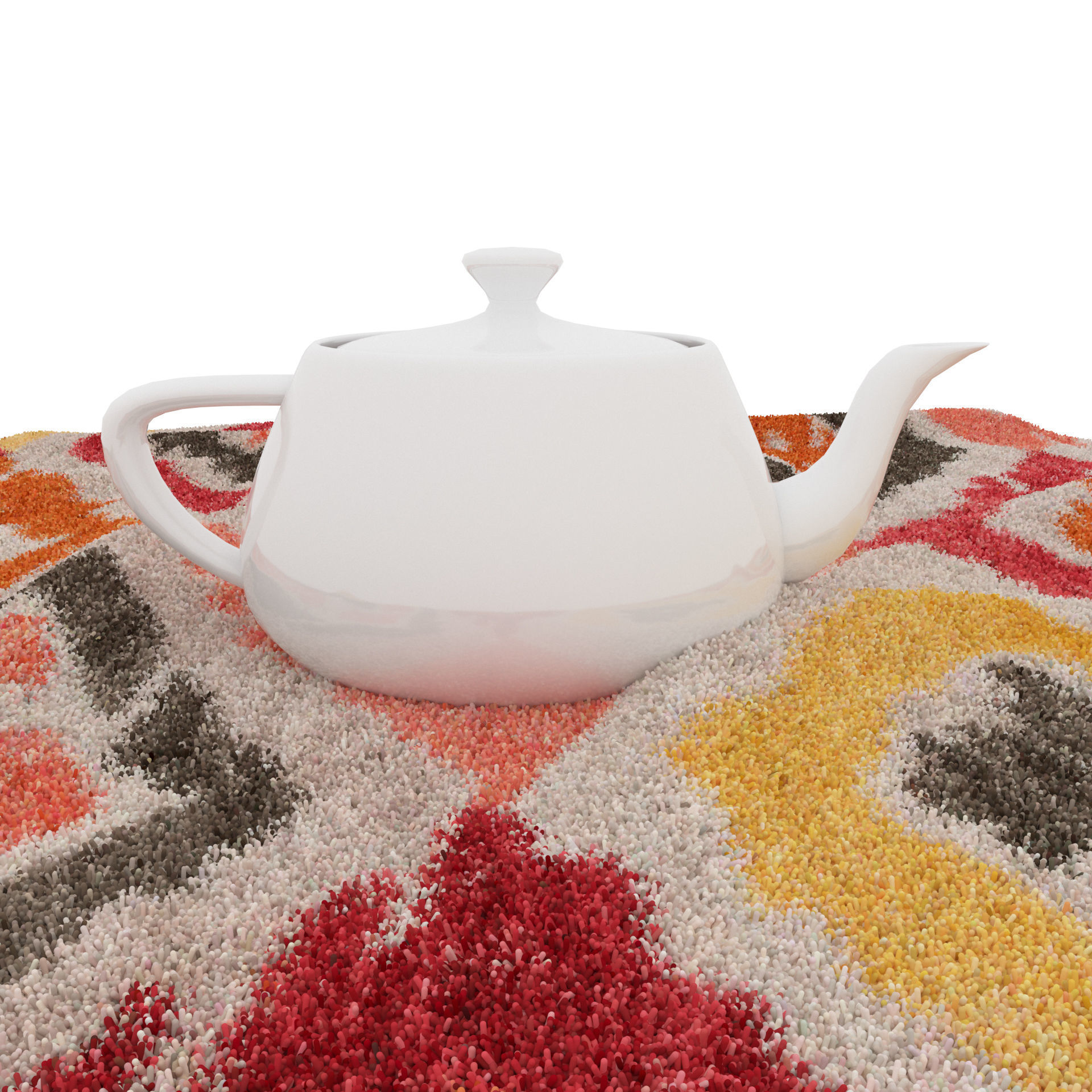 Rugs No 367 Low-poly 3D model_6