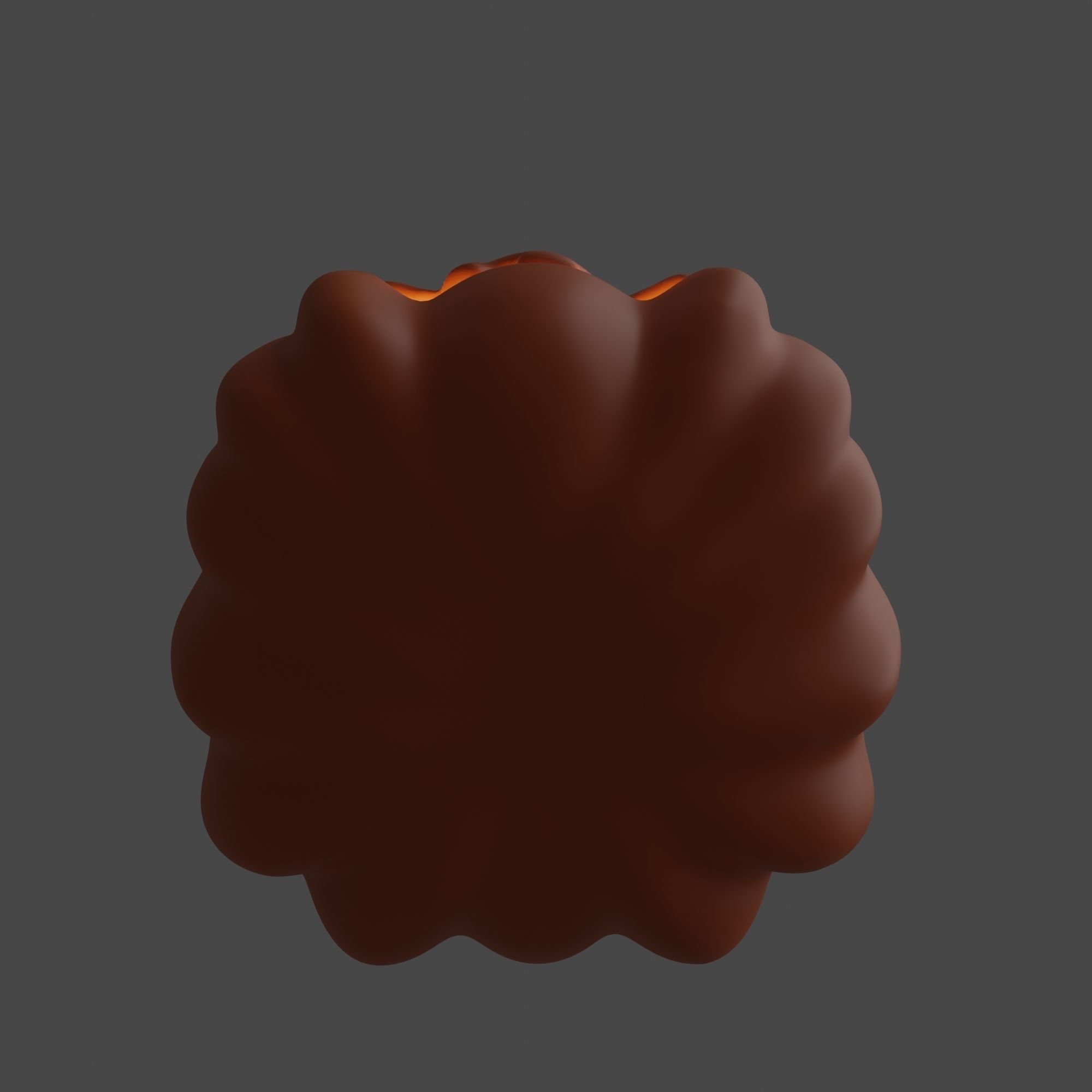 Cute and Funny Halloween Jack-o-Lantern Pumpkin 3D model_6