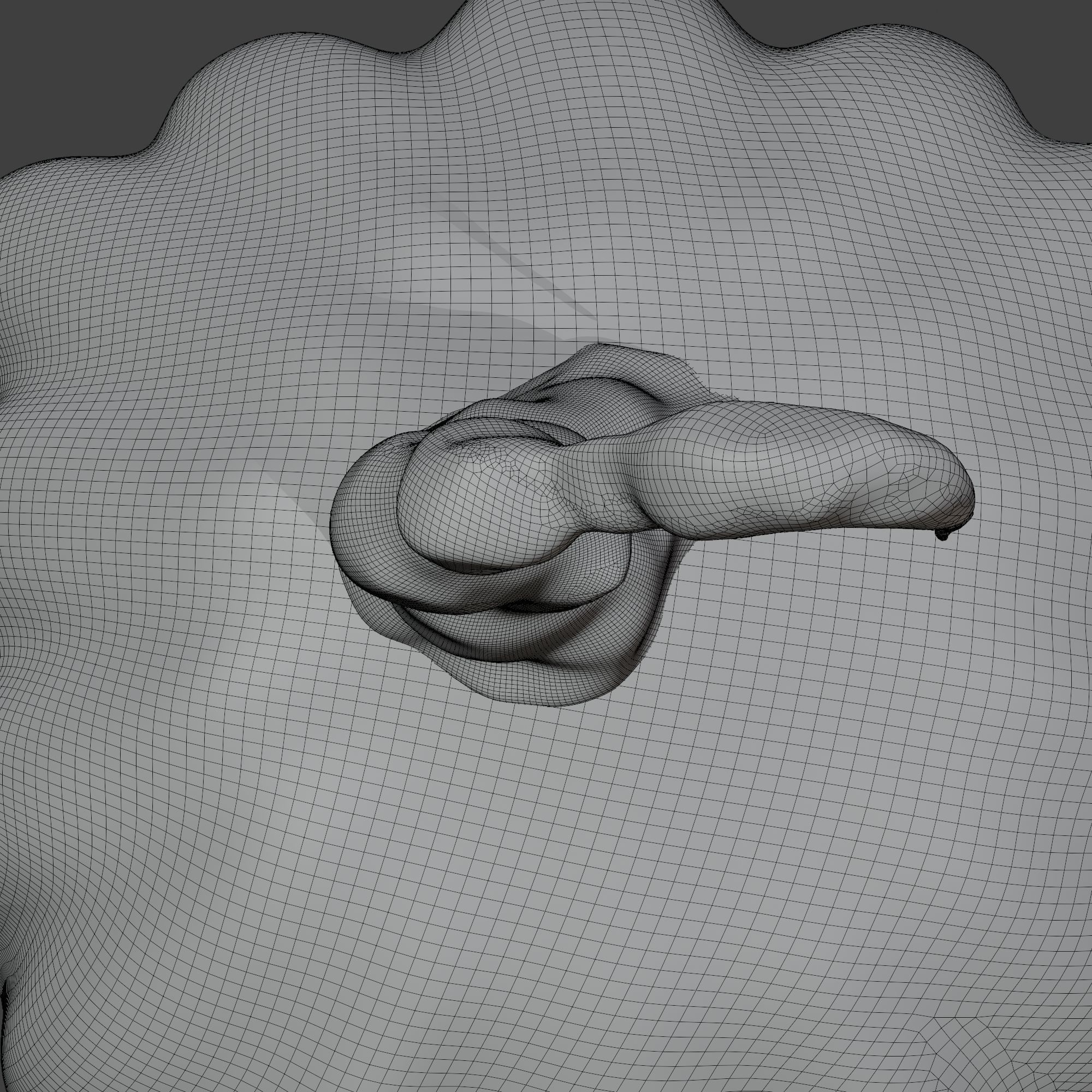 Cute and Funny Halloween Jack-o-Lantern Pumpkin 3D model_11