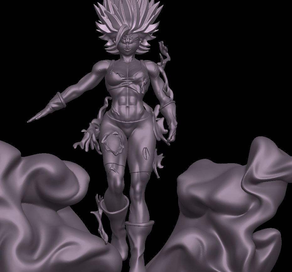 Dragon Ball Multiverse Son Bra 3D print model_13