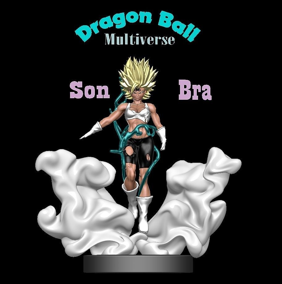 Dragon Ball Multiverse Son Bra 3D print model_1