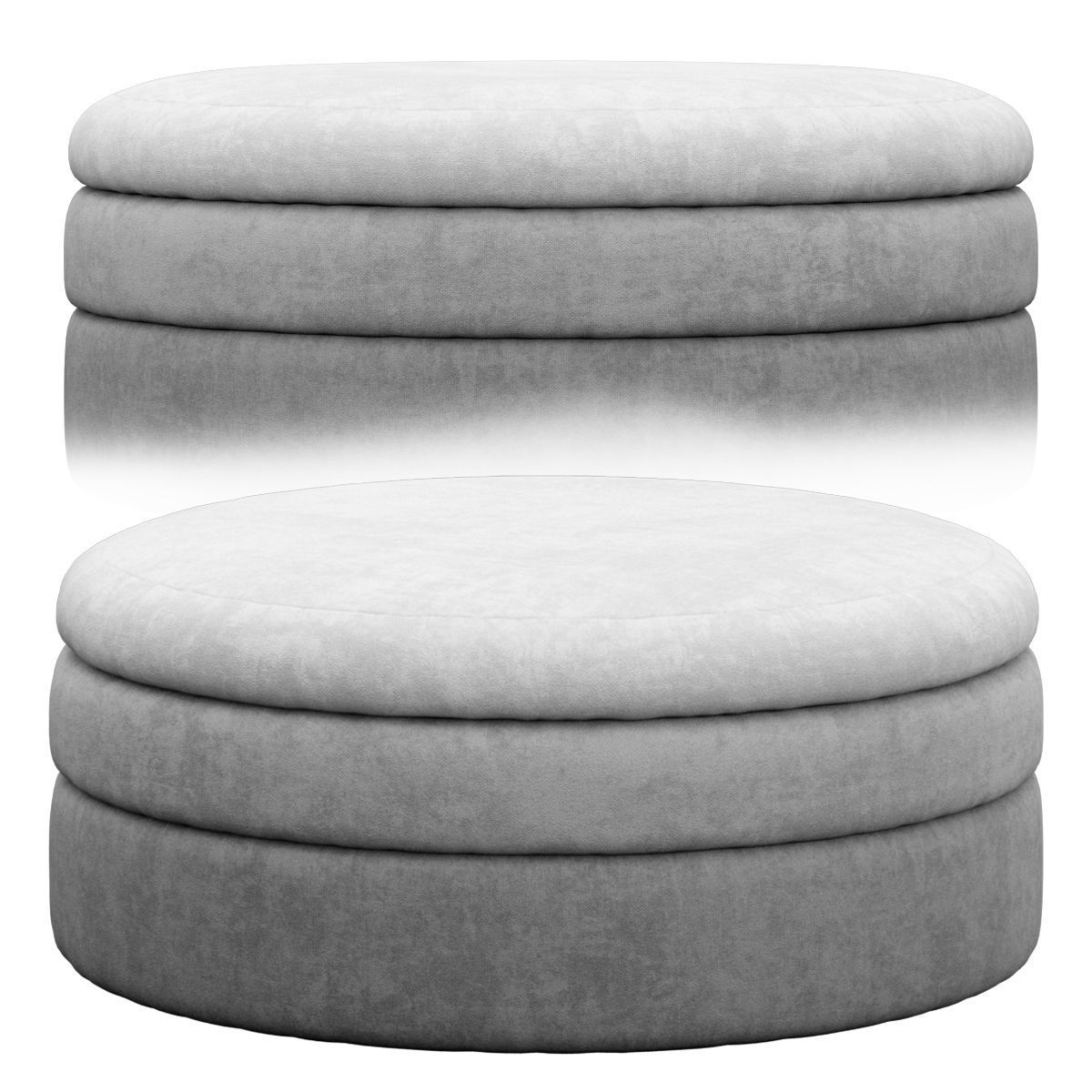 Pond pouf by Broste Copenhagen 3D model_1