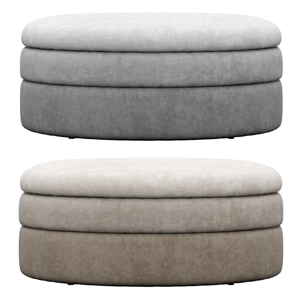 Pond pouf by Broste Copenhagen 3D model_2