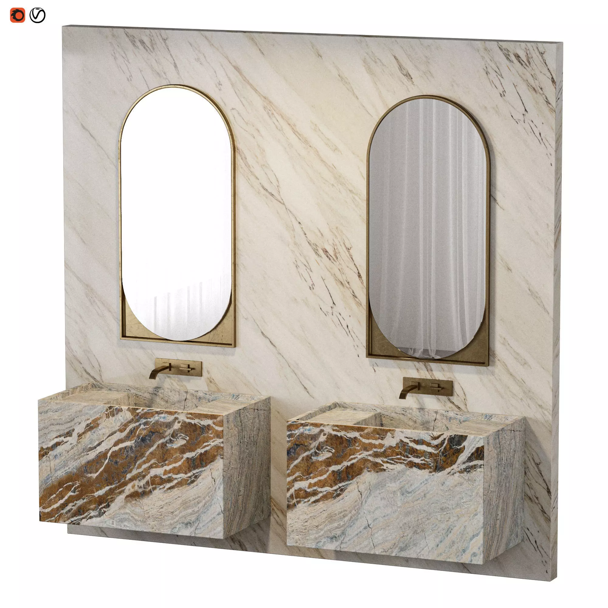 Elle Decor Bathroom 3D model