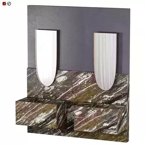 Marble Gold Bathroom