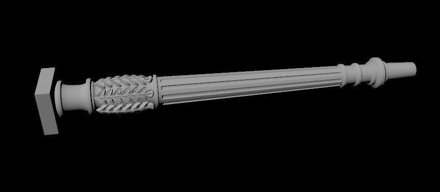 leg High quality 3d models for processing on a cnc machine  3D model_1