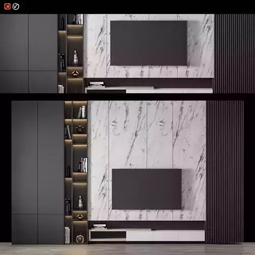 Modern TV Wall 04