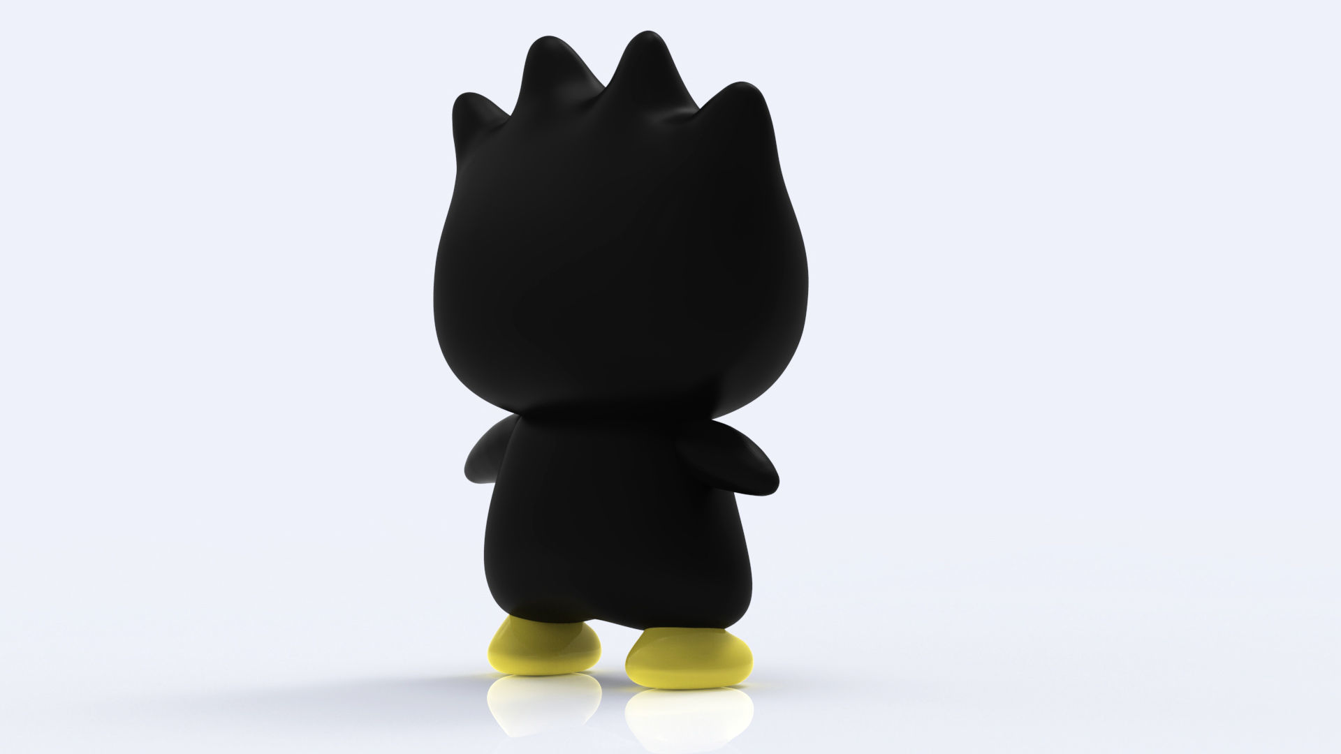 Badtz Maru  Low-poly 3D model_4