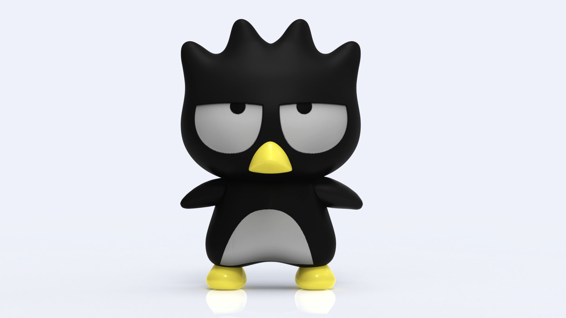 Badtz Maru  Low-poly 3D model_1