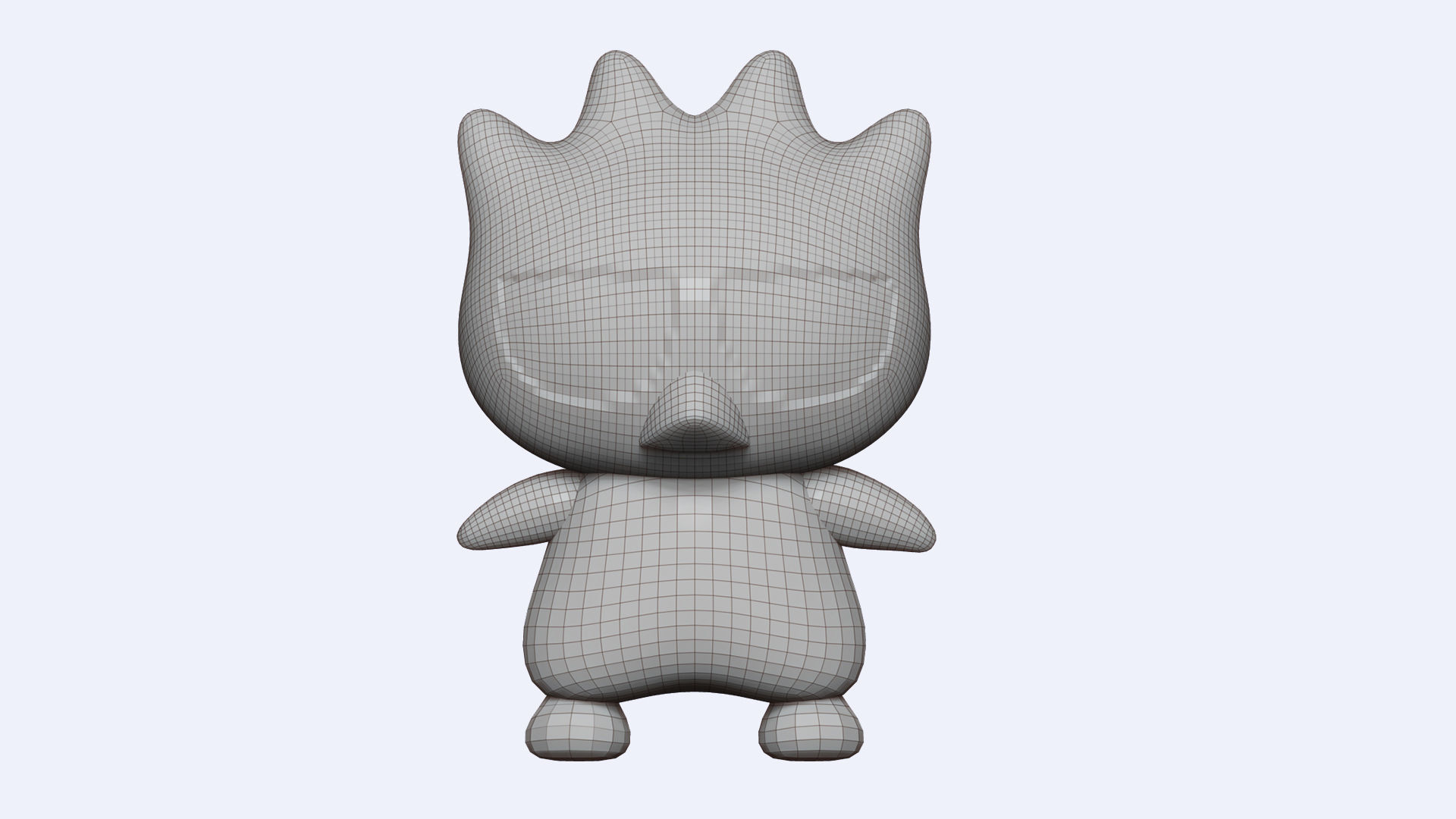 Badtz Maru  Low-poly 3D model_9