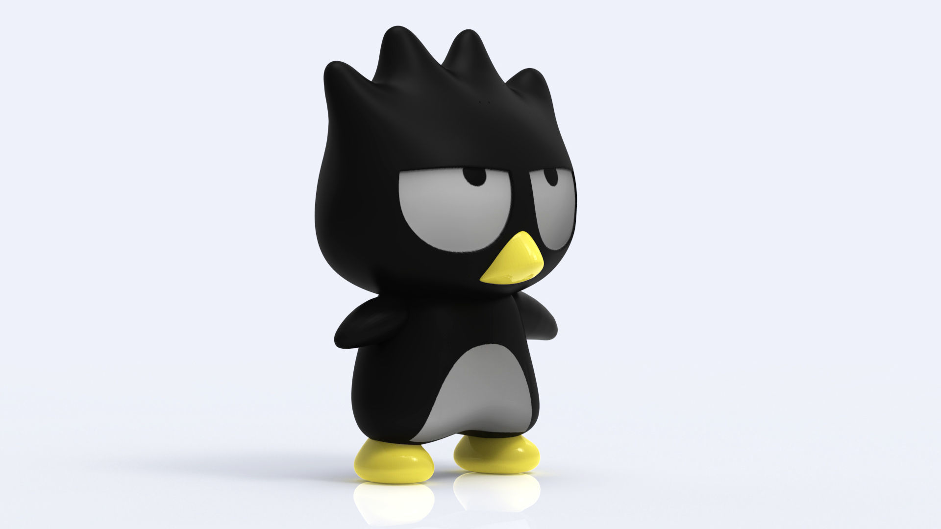 Badtz Maru  Low-poly 3D model_2