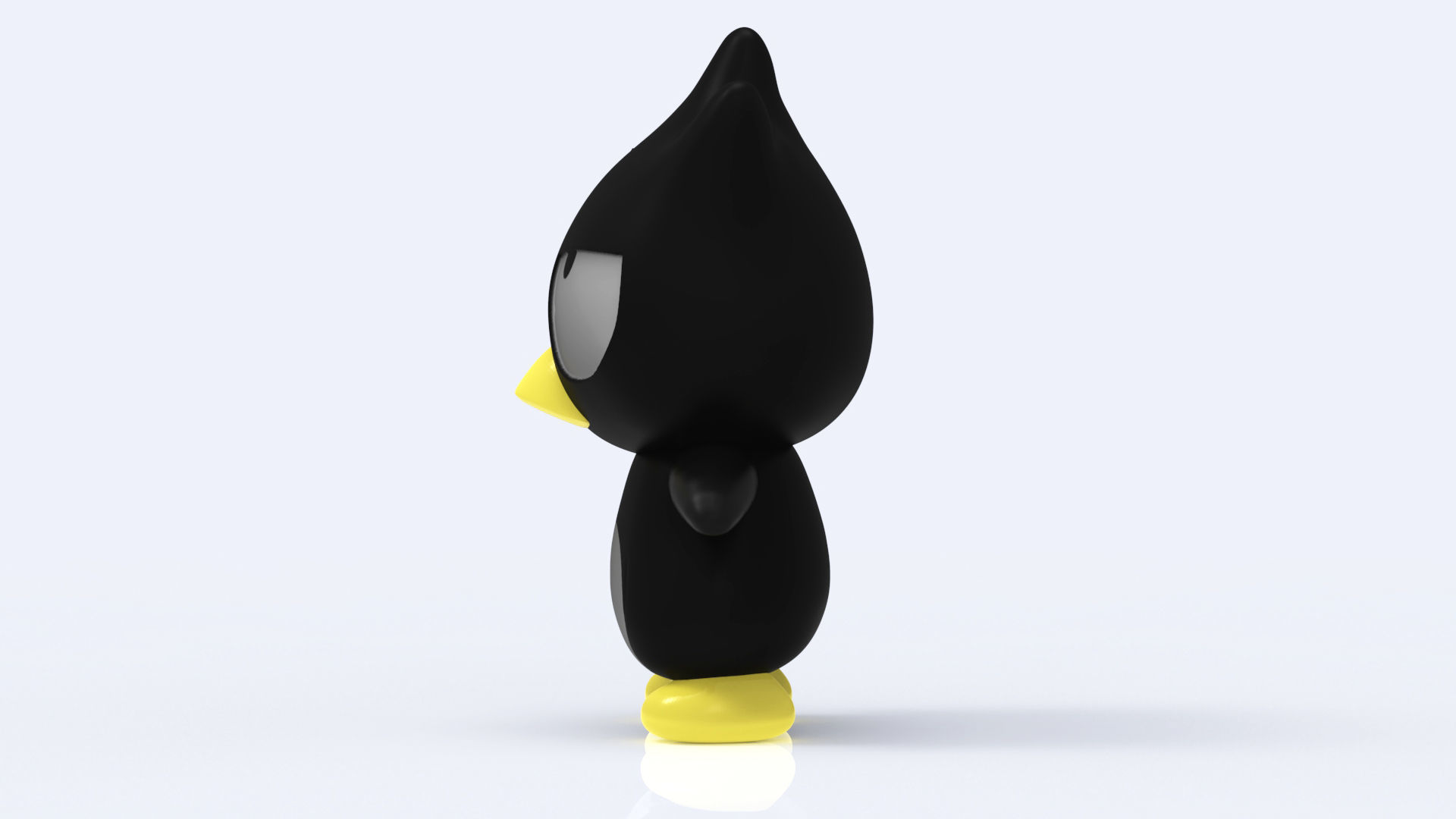 Badtz Maru  Low-poly 3D model_7
