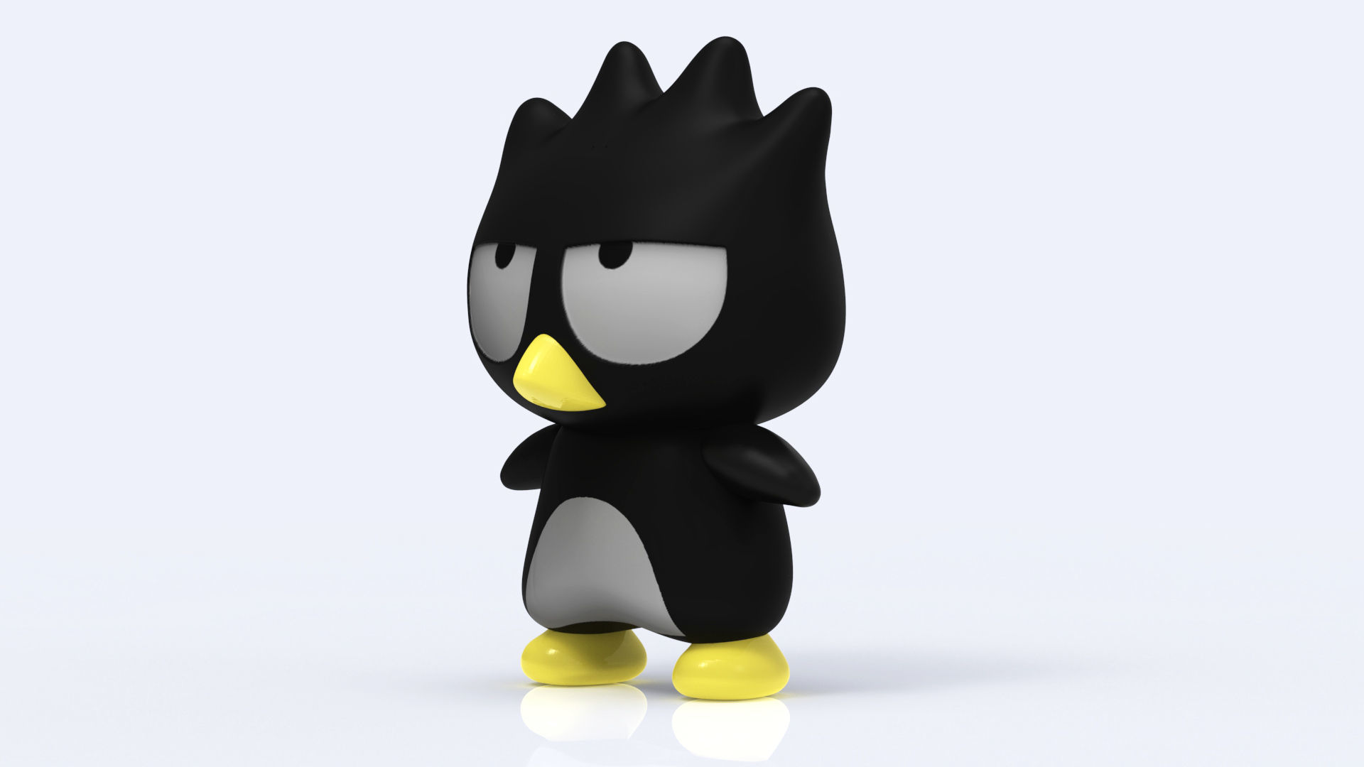Badtz Maru  Low-poly 3D model_8