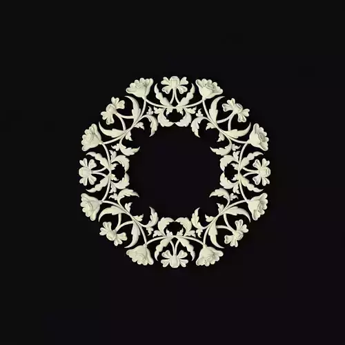 dekor circle of flowers