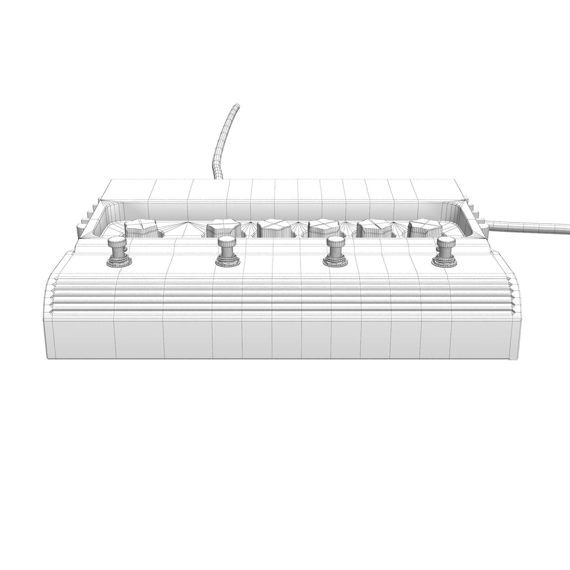 Line 6 Delay Guitar Pedal 3D model_20