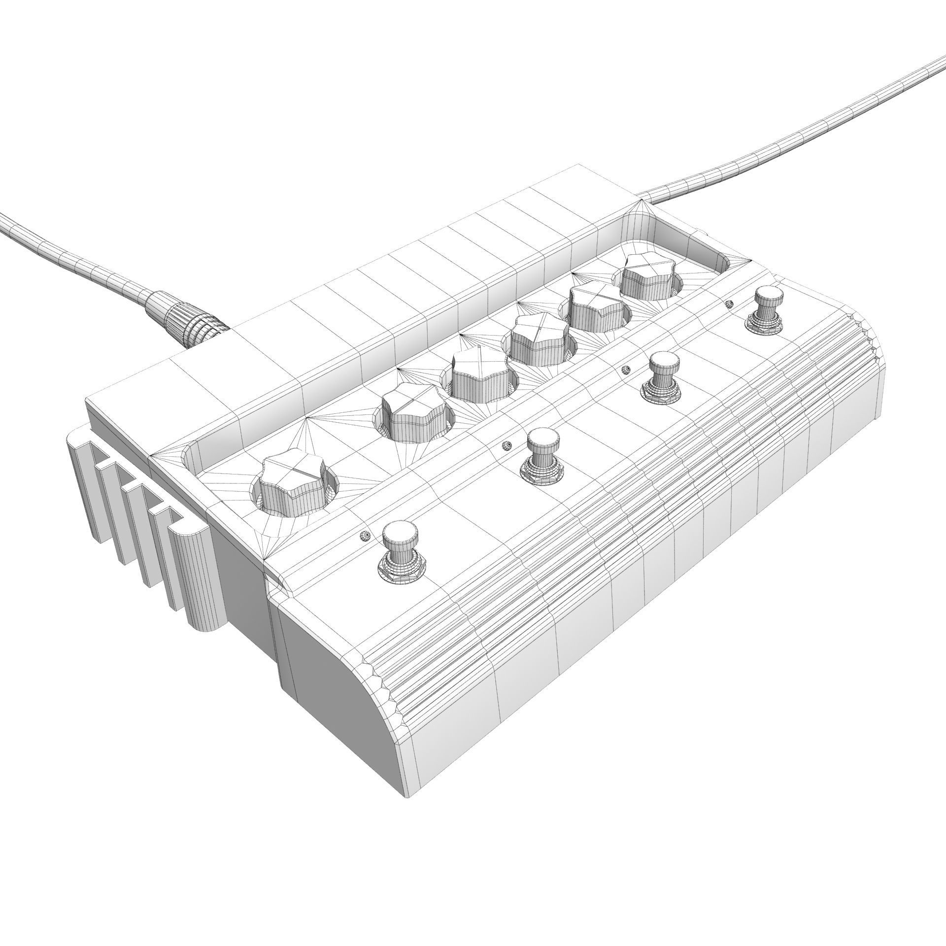 Line 6 Delay Guitar Pedal 3D model_11