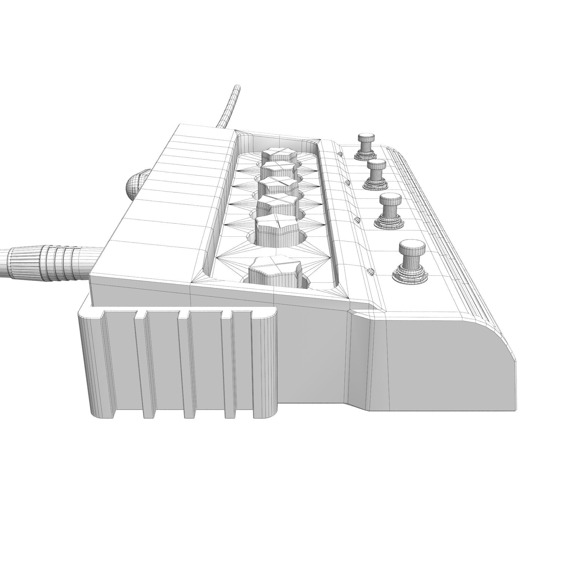 Line 6 Delay Guitar Pedal 3D model_18