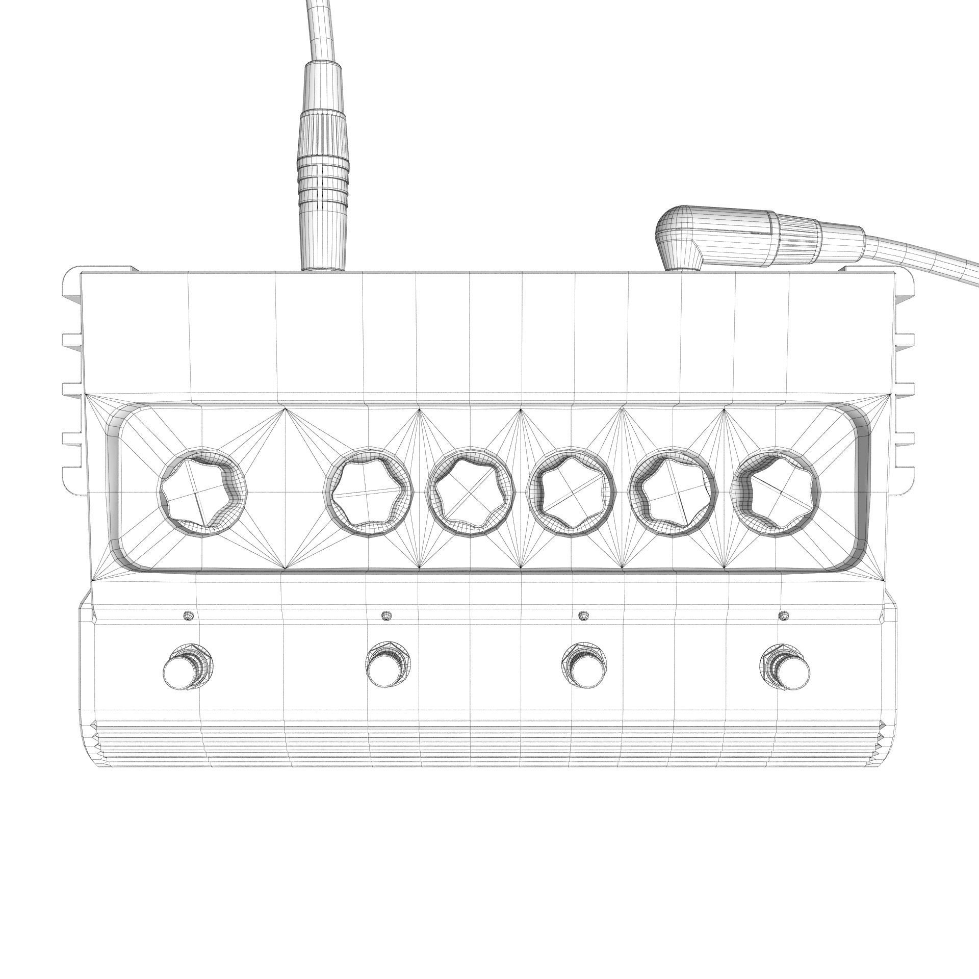 Line 6 Delay Guitar Pedal 3D model_17