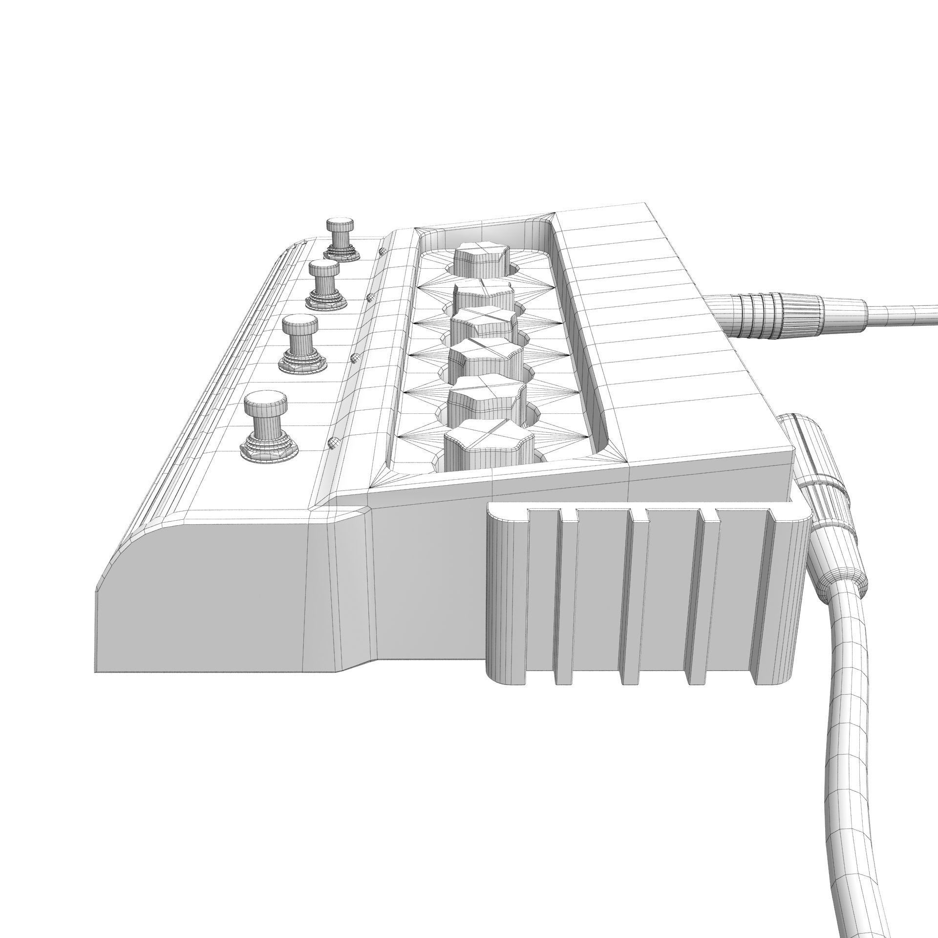 Line 6 Delay Guitar Pedal 3D model_19