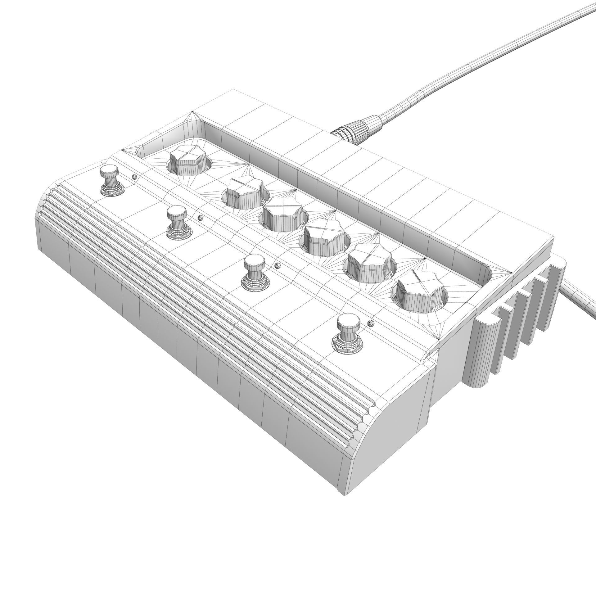 Line 6 Delay Guitar Pedal 3D model_12