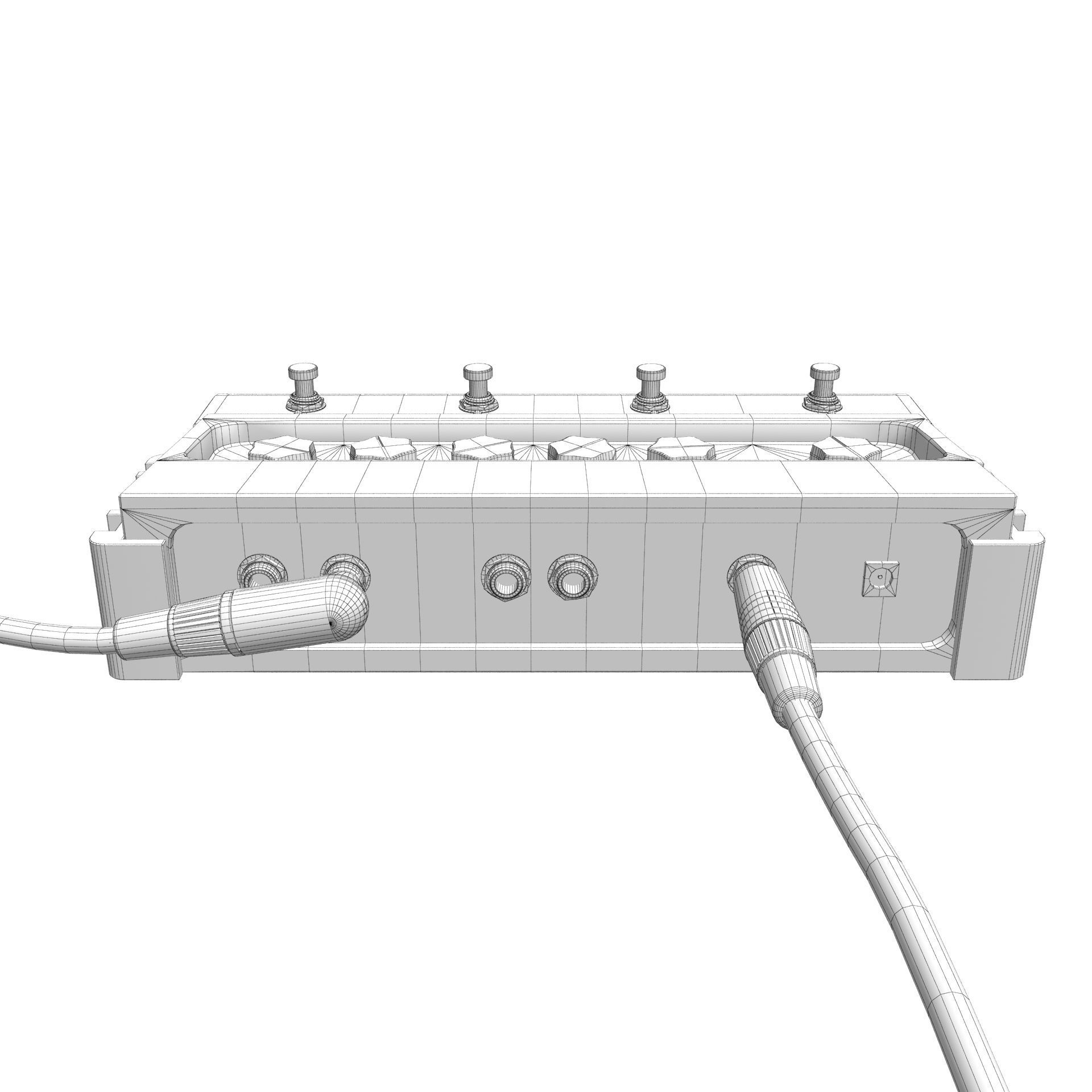 Line 6 Delay Guitar Pedal 3D model_21