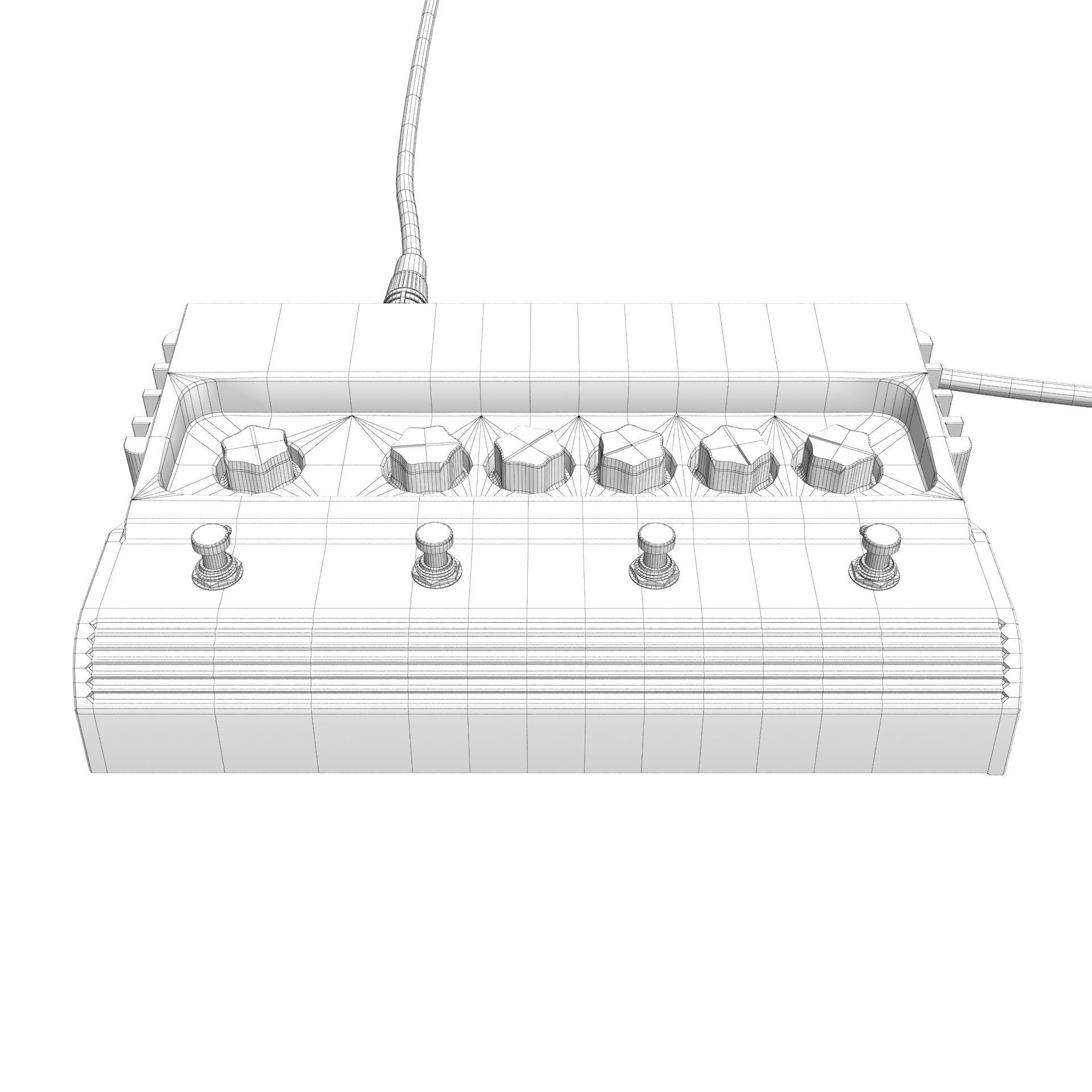 Line 6 Delay Guitar Pedal 3D model_16