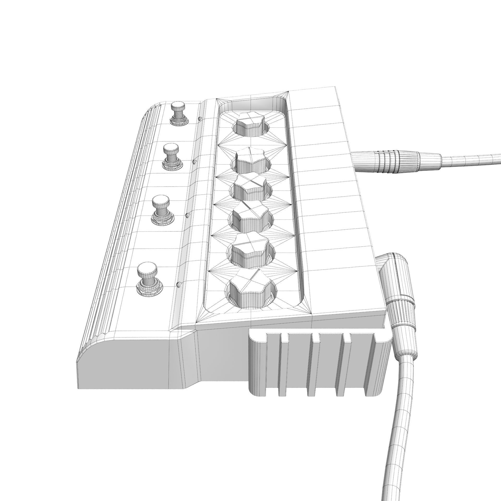 Line 6 Delay Guitar Pedal 3D model_13