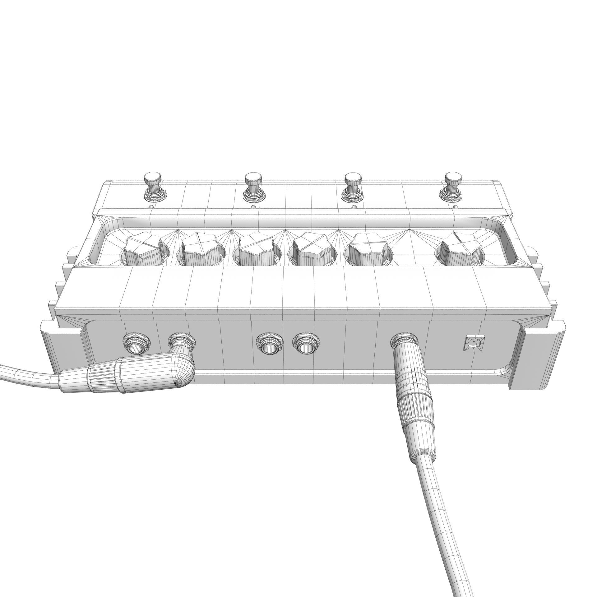 Line 6 Delay Guitar Pedal 3D model_15