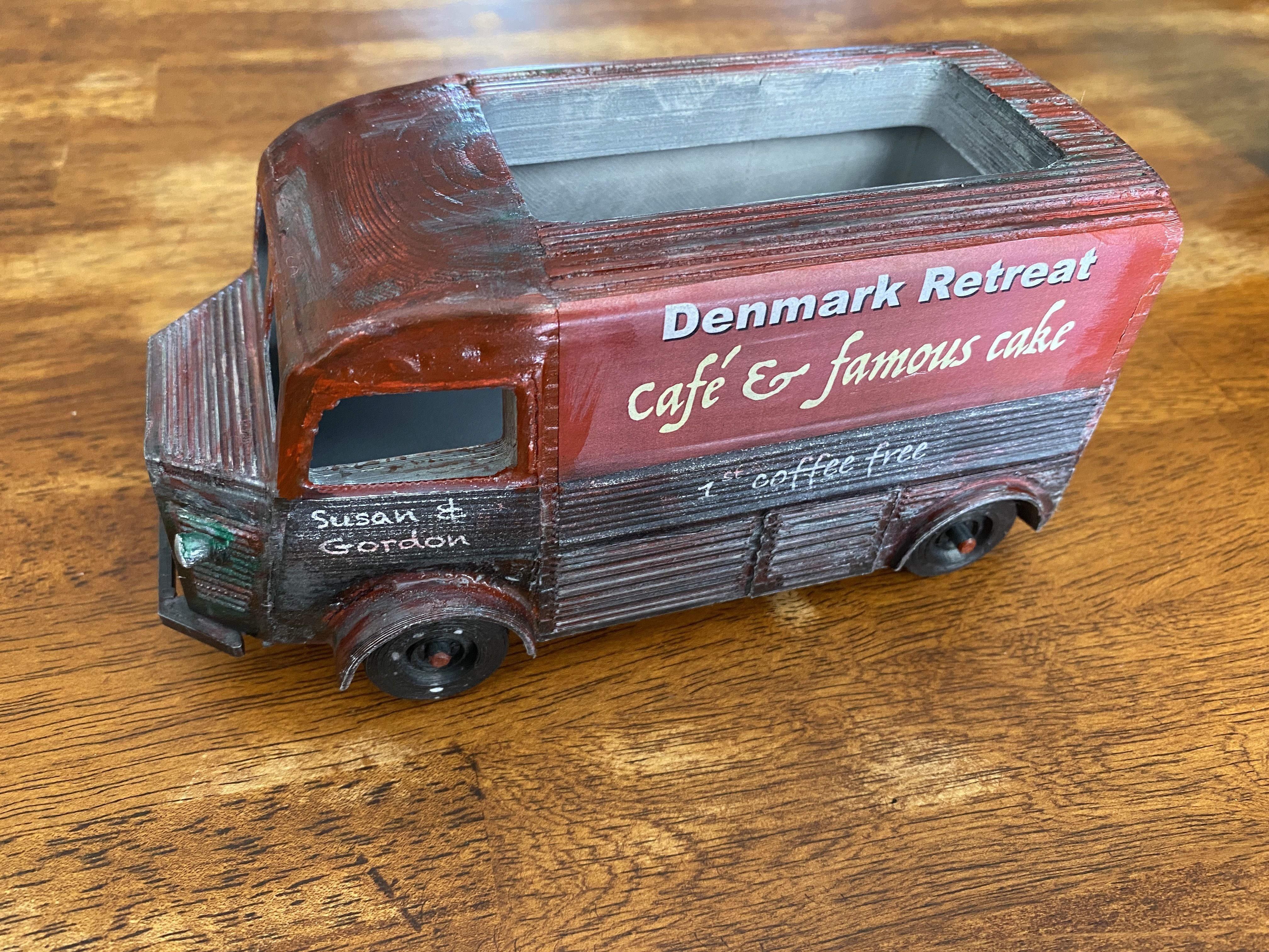 Citroen Printable Box Van 3D print model_4