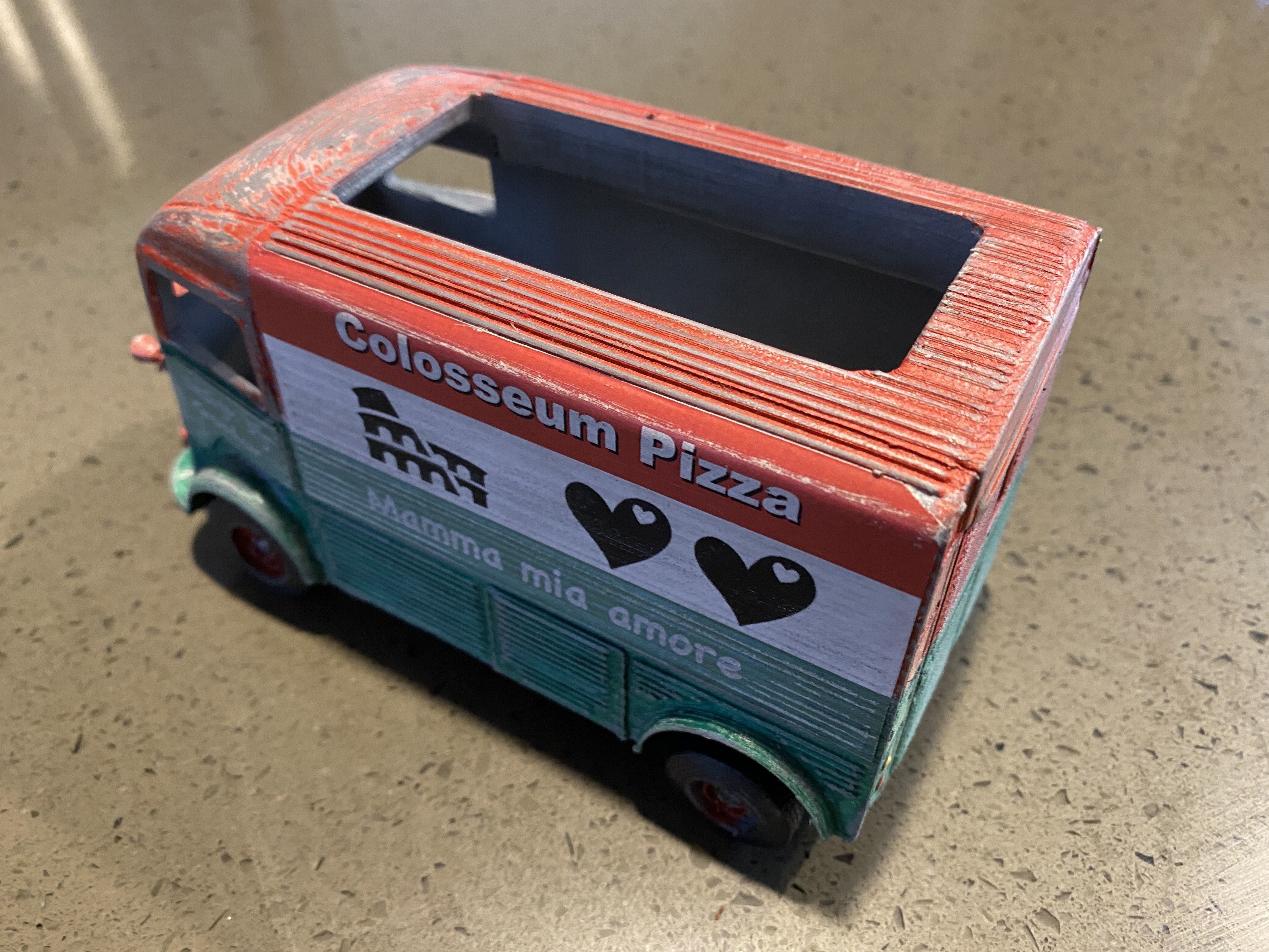 Citroen Printable Box Van 3D print model_6