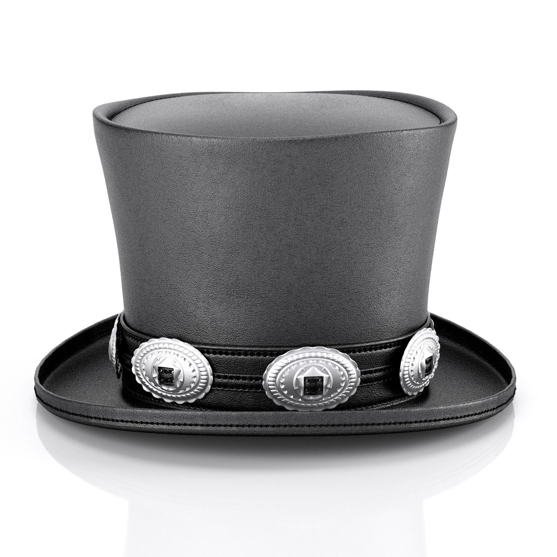 Slash Hat 3D model_2