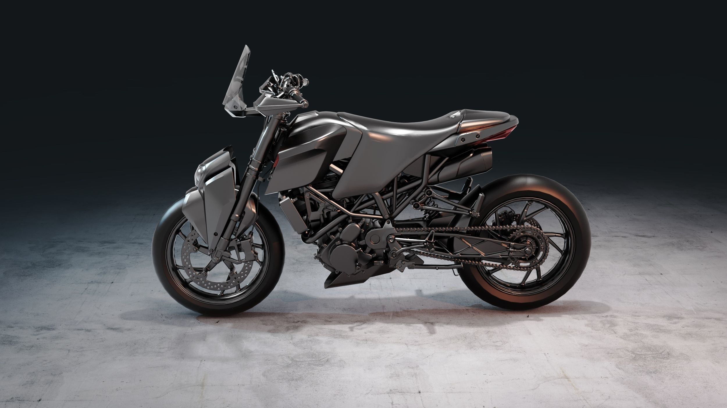 Husqvarna Vitpilen 401  3D model_1