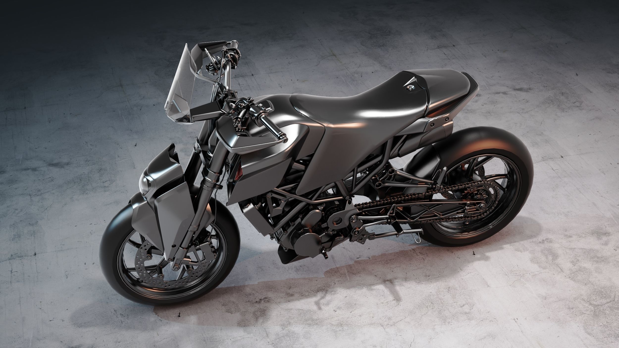 Husqvarna Vitpilen 401  3D model_8