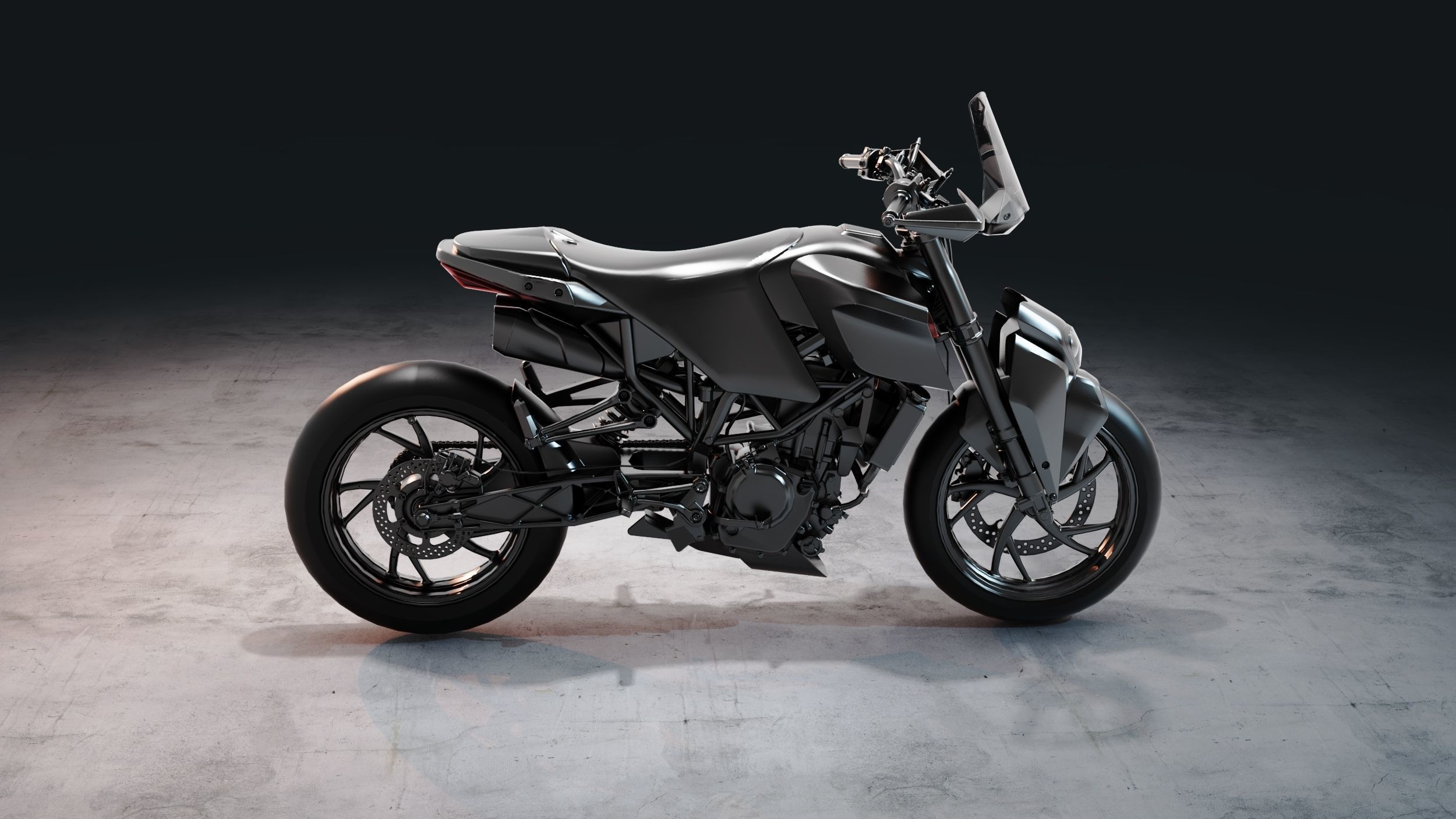 Husqvarna Vitpilen 401  3D model_5