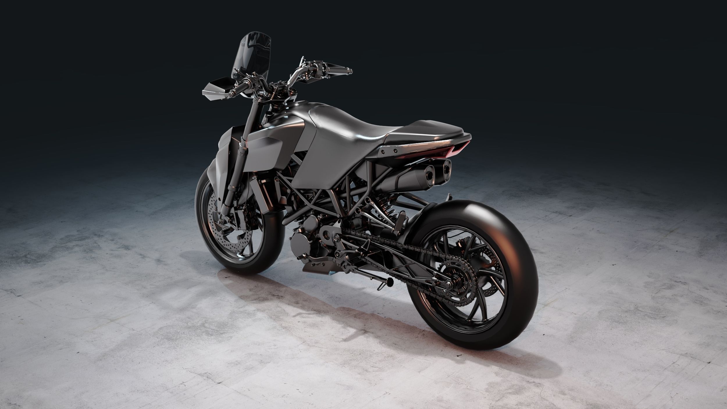 Husqvarna Vitpilen 401  3D model_2