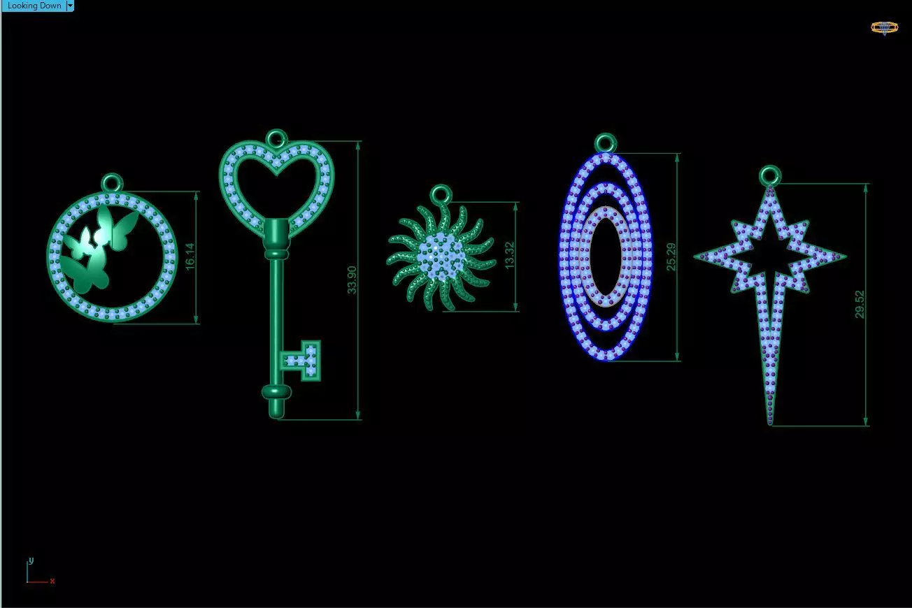 pendant  models 3D model_0