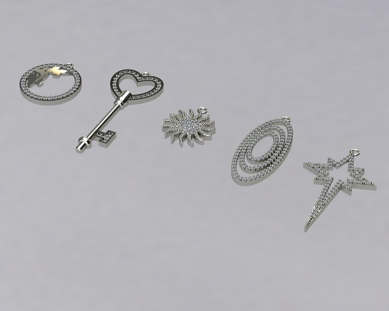 pendant  models 3D model_2