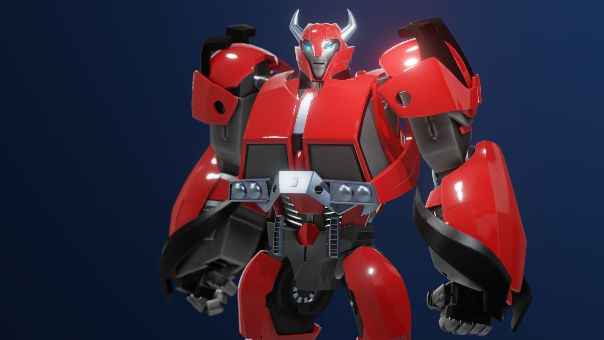 Transformers Rigged Cliffjumper Transformers Prime Character Rig 3D model rigged | CGTrader