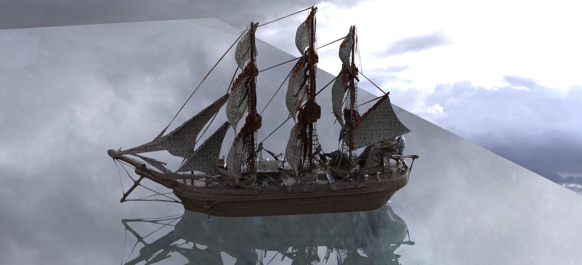 Dark Fantasy neo classical 3D model_2