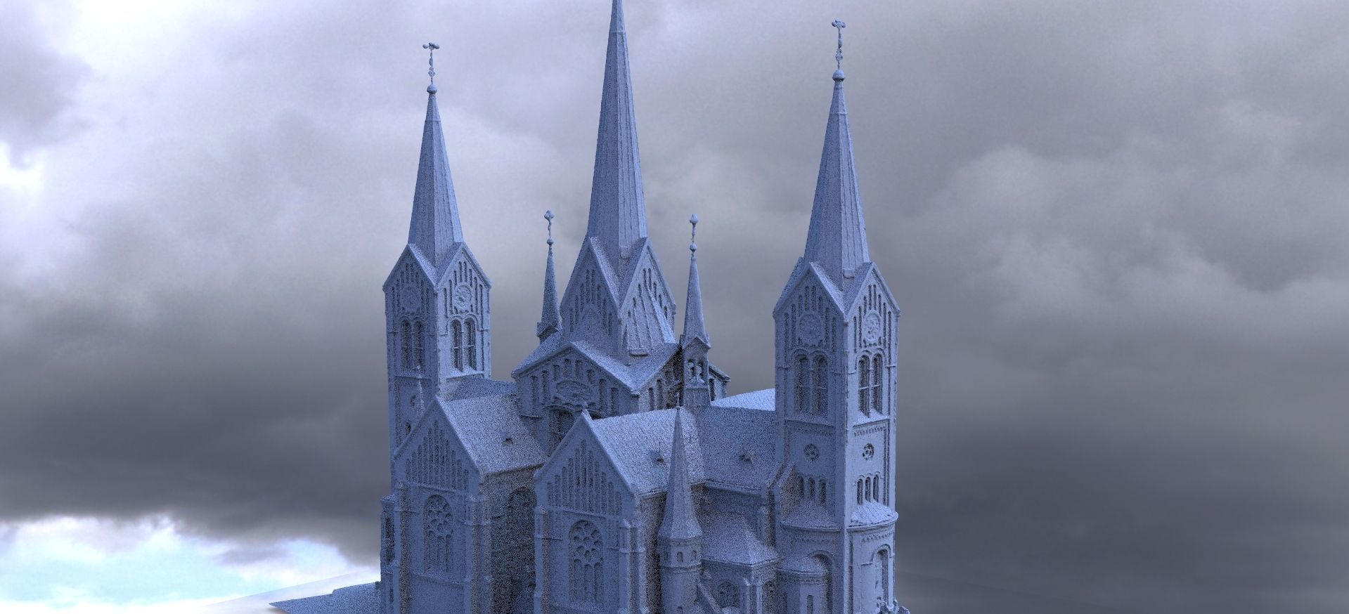 Dark Fantasy neo classical 3D model_3