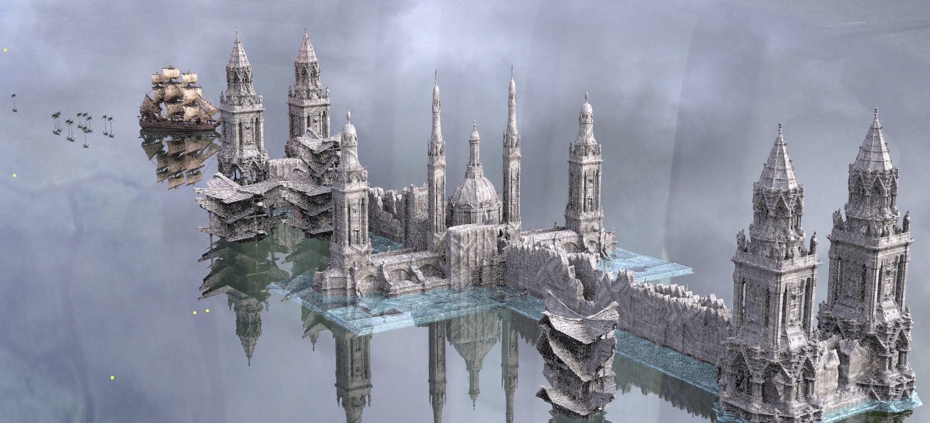 Dark Fantasy neo classical 3D model_13