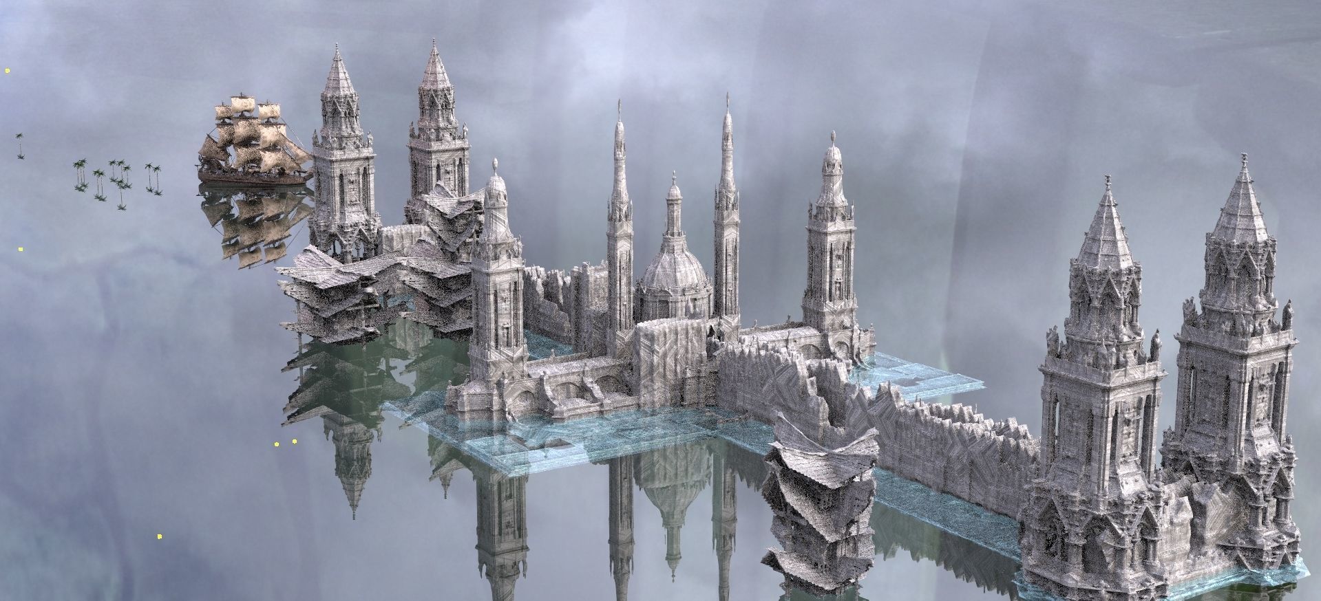 Dark Fantasy neo classical 3D model_14