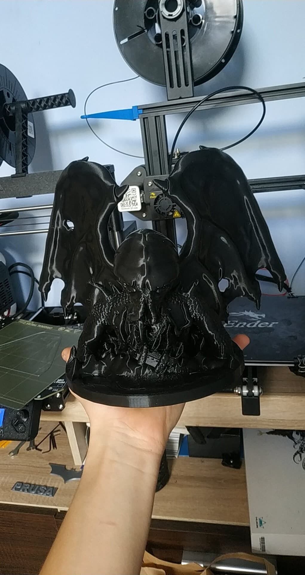 Great Cthulhu Lovecraft 3D Model Printable 3D Model Ancient One 3D print model_16