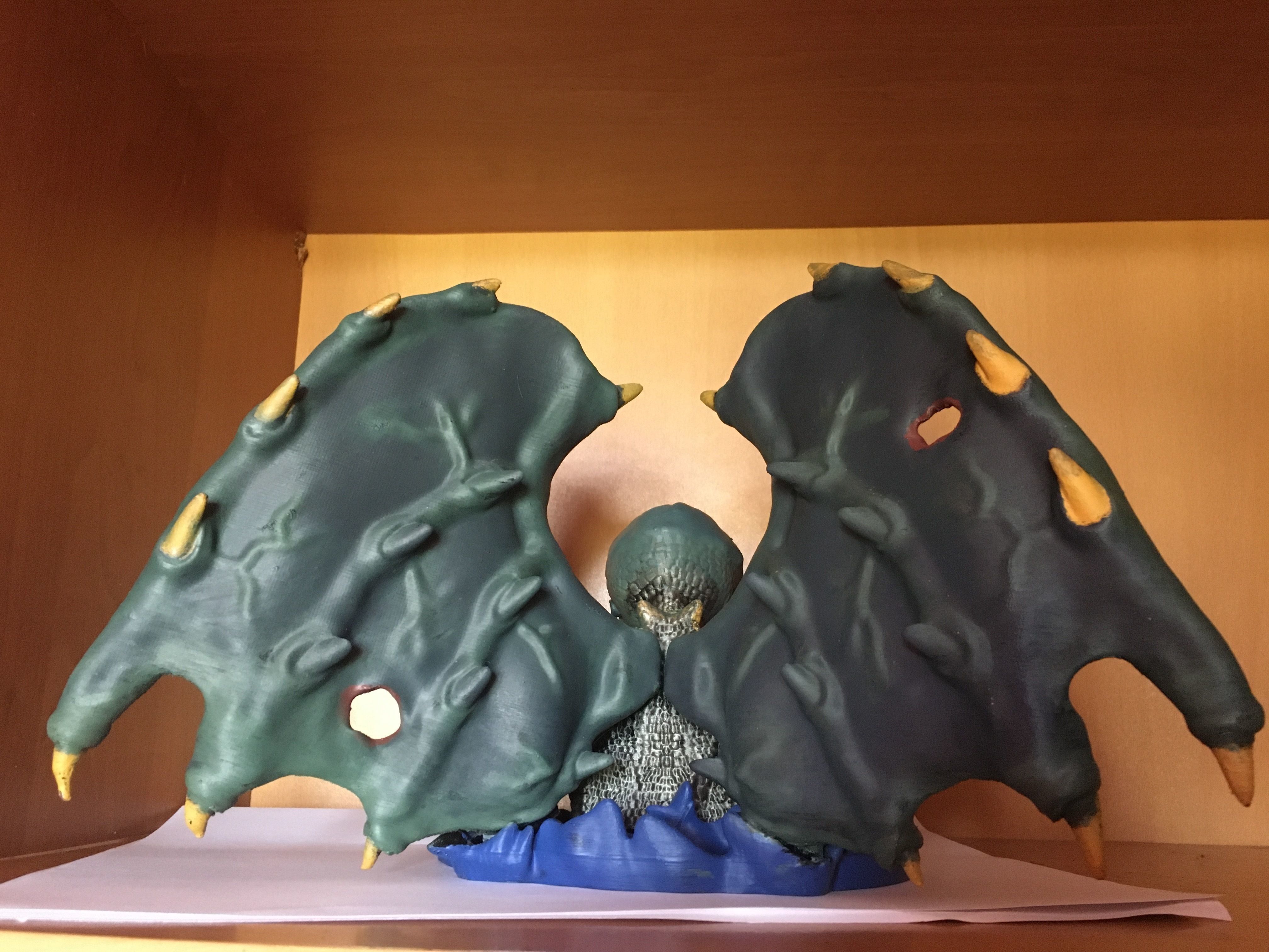 Great Cthulhu Lovecraft 3D Model Printable 3D Model Ancient One 3D print model_8