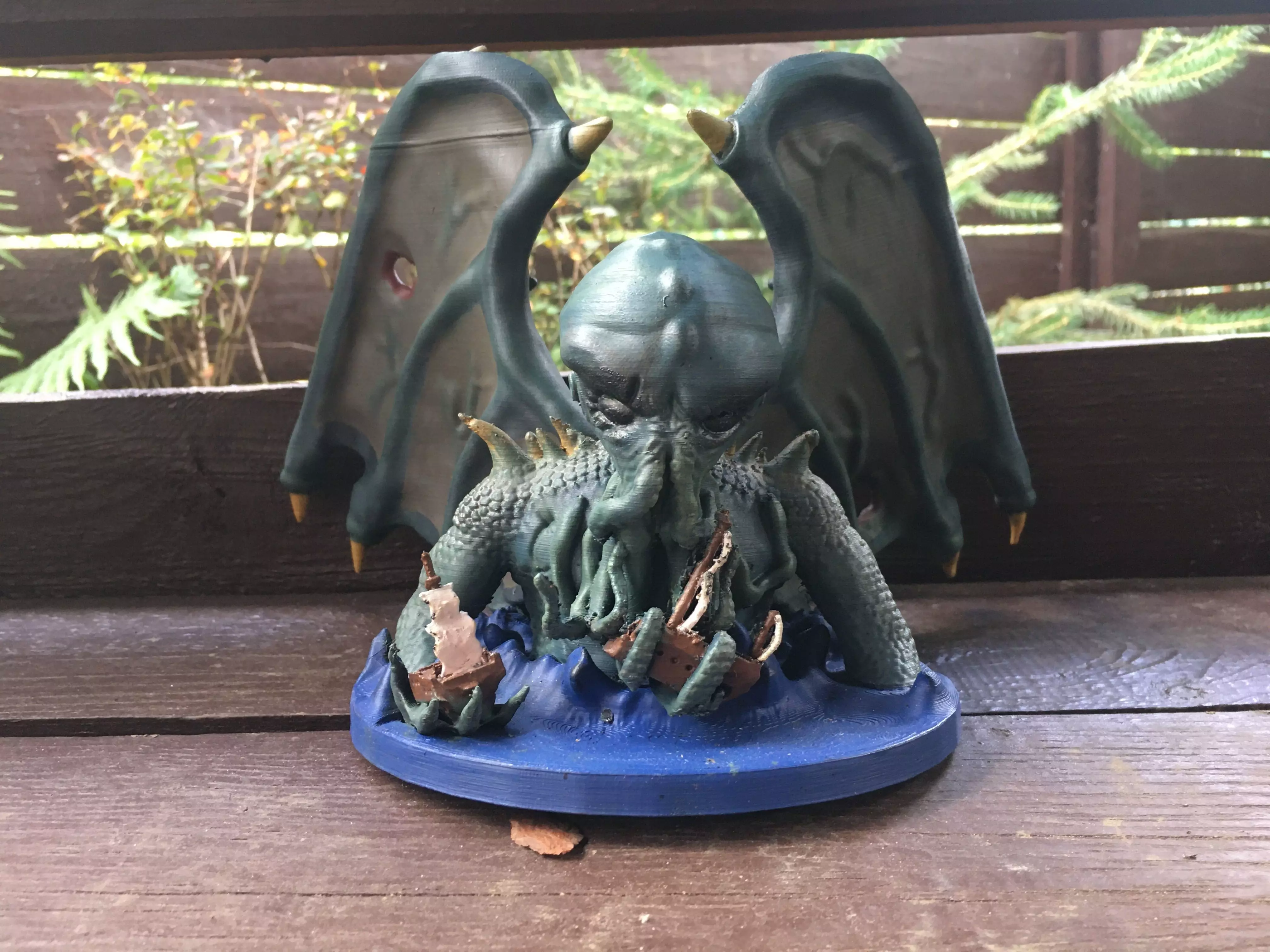 Great Cthulhu Lovecraft 3D Model Printable 3D Model Ancient One 3D print model_0