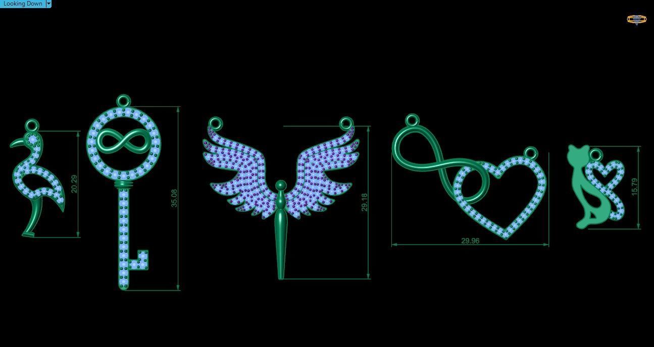 pendant models 3D model_2