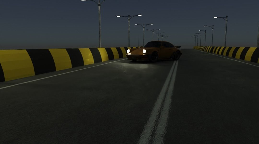 Free Street Light Pole Free 3D model_4